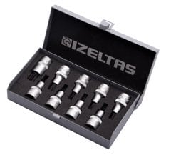 1/2'' lokmalı tork uç takımı (60mm - 9 parça)