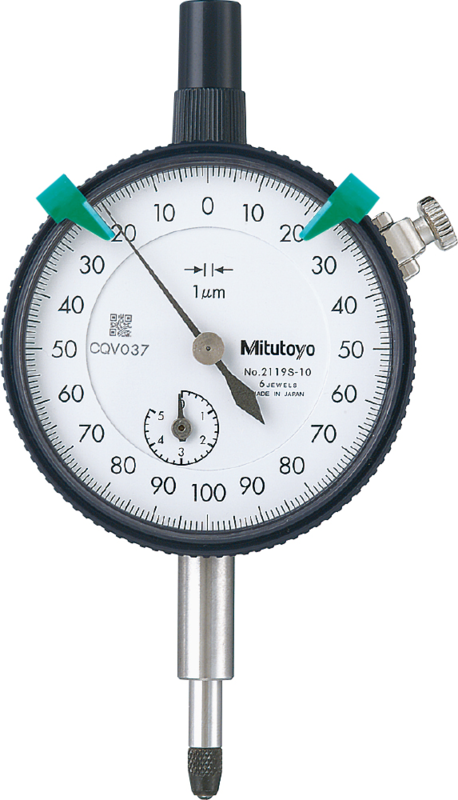 Mitutoyo 2119S-10 5mm Ölçüm Aralıklı 0,001mm Çözünürlüklü Ölçüm Aralıklı Komparatör Saati