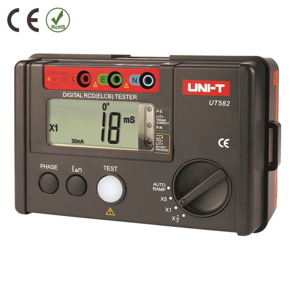 Uni-T UT582 Dijital RCD (ELCB) Test Cihazı