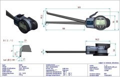 G415 Dijital İç Çap Kanal Komparatörü 15-65 mm