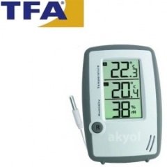 TFA 30.5024 Kablolu Sıcaklık ve Nem Ölçer