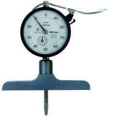 Mitutoyo 547-252 0-200mm Ölçüm Aralığı 101,6mm x 16mm Köprü Boyutu Derinlik Ölçme Komparatörü