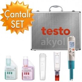 Testo 206 pH1 pH ve Sıcaklık Ölçüm Cihazı Çantalı Set