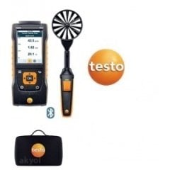 Testo 440 Bluetoothlu 100 mm Rüzgar Hızı Ölçer .(Telefonla Sipariş Veriniz)