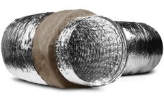 AFS ISOAFS-ALU.F Ø457mm Isı İzoleli Alev Almaz Alüminyum Flexible Hava Kanalı 10mt 250°C