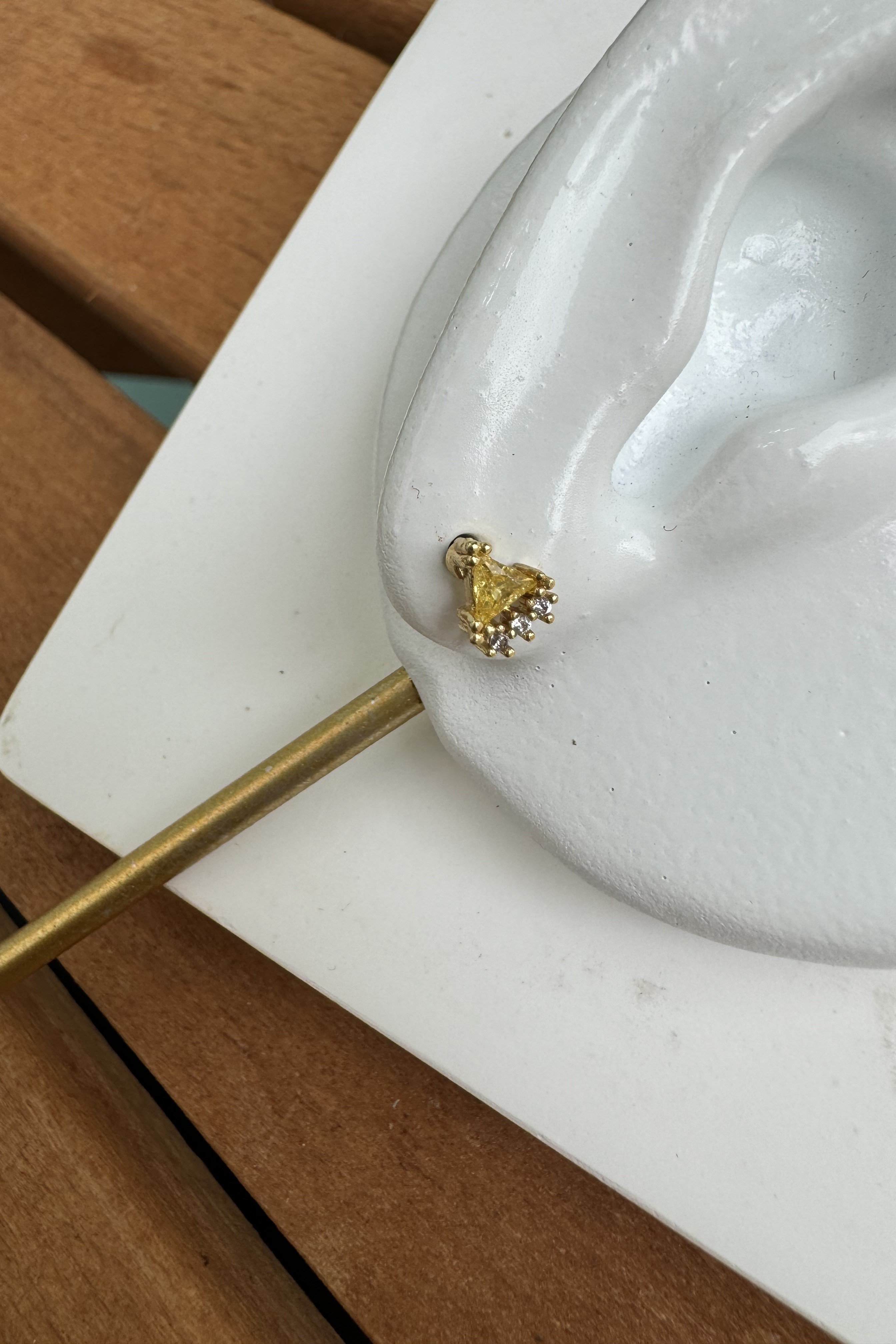 Cerrahi Çelik Piercing Gold