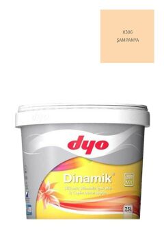 Dinamik Silikonlu Silinebilir Ipek Mat Iç Cephe Duvar Boyası 0306 Şampanya 15