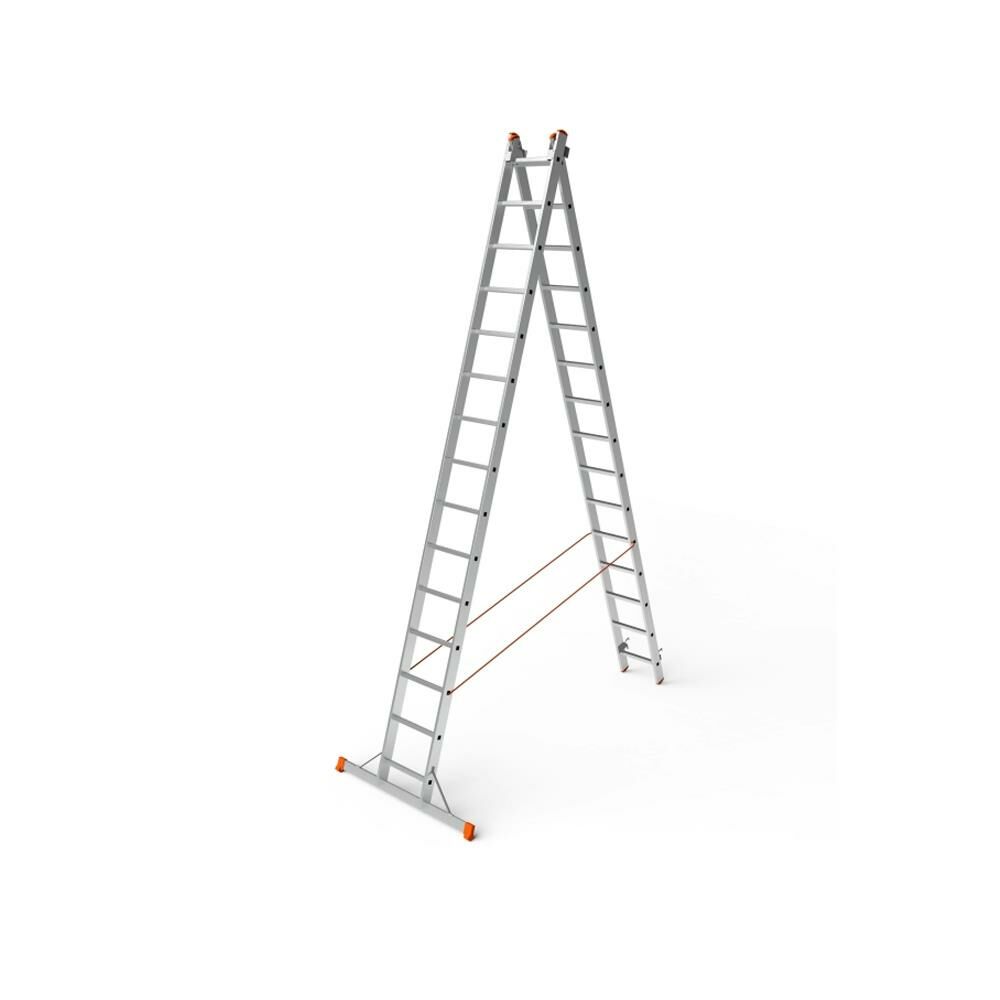 SARAYLI  A Tipi Endüstriyel Merdiven 2 X15 (409X2) 818 cm