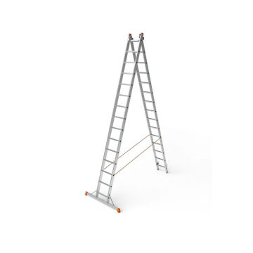 SARAYLI  A Tipi Endüstriyel Merdiven 2 X15 (409X2) 818 cm