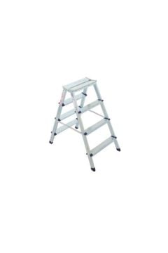 4 X 4 ÇİFT TARAFLI  METAL MERDİVEN