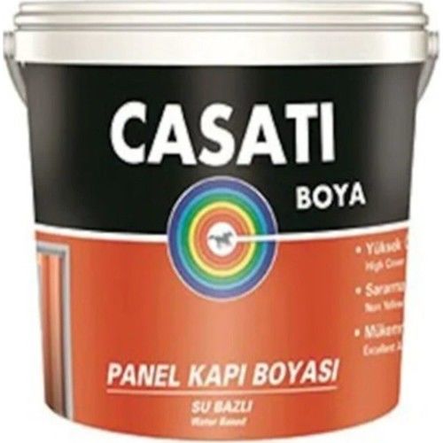 CASATİ Su Bazlı Panel Kapı Boyası Beyaz 2,5 Litre
