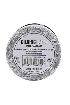 RICH Gilding Flakes Pul Varak Gümüş