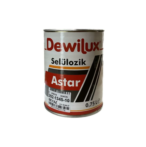 DEWILUX Selülozik Astar Beyaz 0,75 Lt