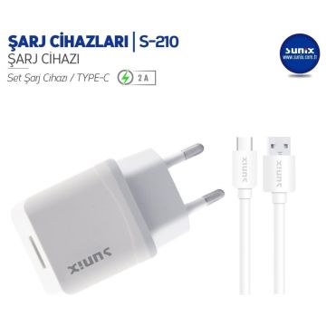 SUNİX USB ŞARJ ALETİ SET  LIGHTNING  S-220