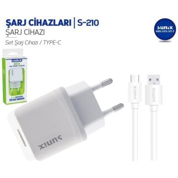 SUNİX USB ŞARJ ALETİ SET  LIGHTNING  S-220