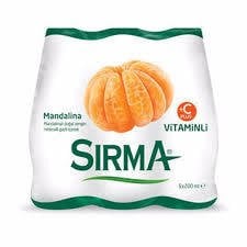 SIRMA SODA 200 CC X 6 MANDALİNA