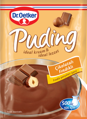 DR. OETKER PUDING ÇİKOLATALI & FINDIKLI