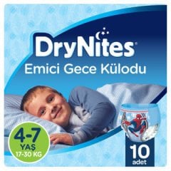 HUGGIES DRY NİTES 4-7 10 ADET ERKEK