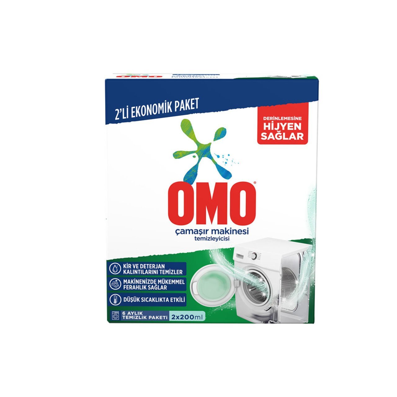 OMO MAKİNA TEMİZLEYİCİ 2X200 ML