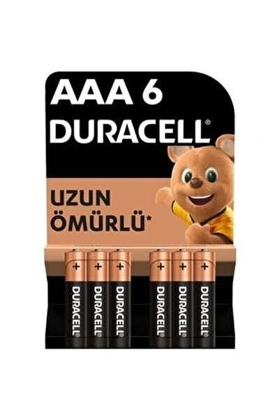 DURACELL 1,5 V İNCE 6 ADET