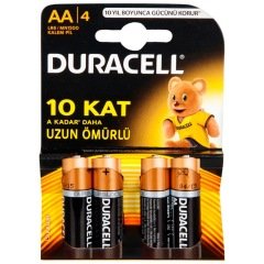 DURACELL 1,5 V KALEM 4 ADET