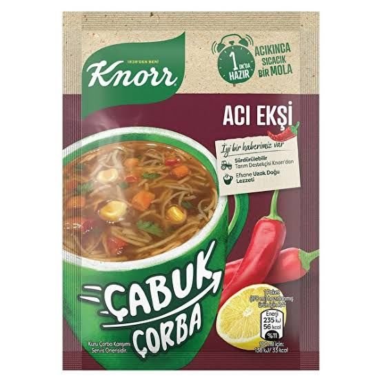 KNORR KIŞ ÇORBASI ACILI EKŞİLİ