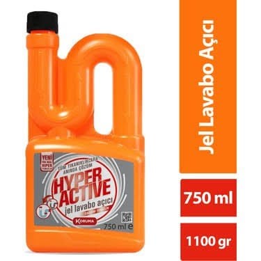 KORUMA HYPER ACTİVE  LAVABO AÇICI JEL 750 GR