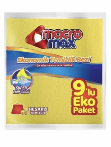 MACRO MAX BEZ TEMİZLİK EKO 9 ADET