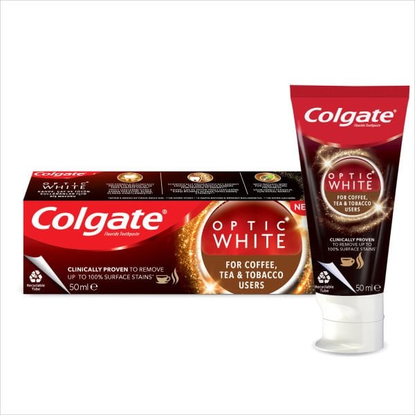 COLGATE DİŞ MACUNU OPTİK WHİTE 50 ML COFFE&TABACCO