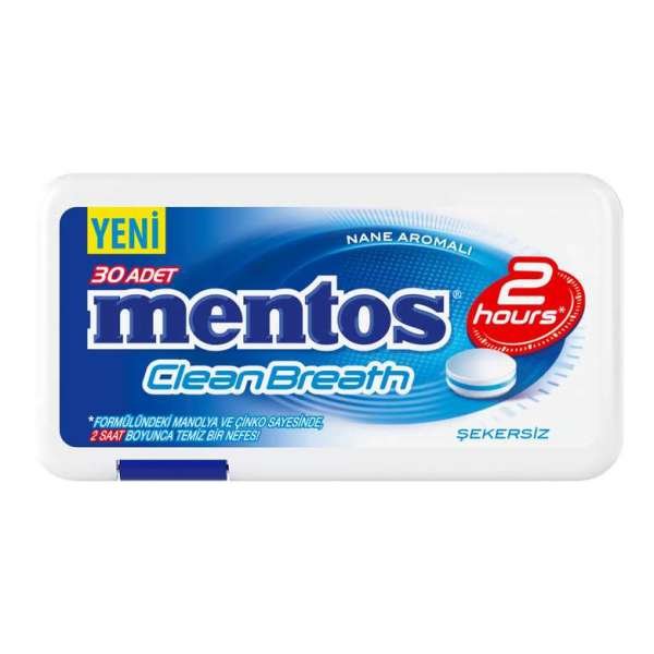 MENTOS CLEAN BREATH NANE 30 LU