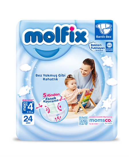 MOLFİX BEZ NO:4+ (9-16) 24 ADET