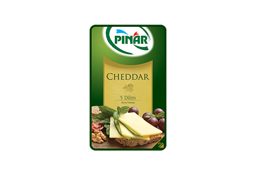 PINAR CHEDDAR DİLİMLİ 200 GR