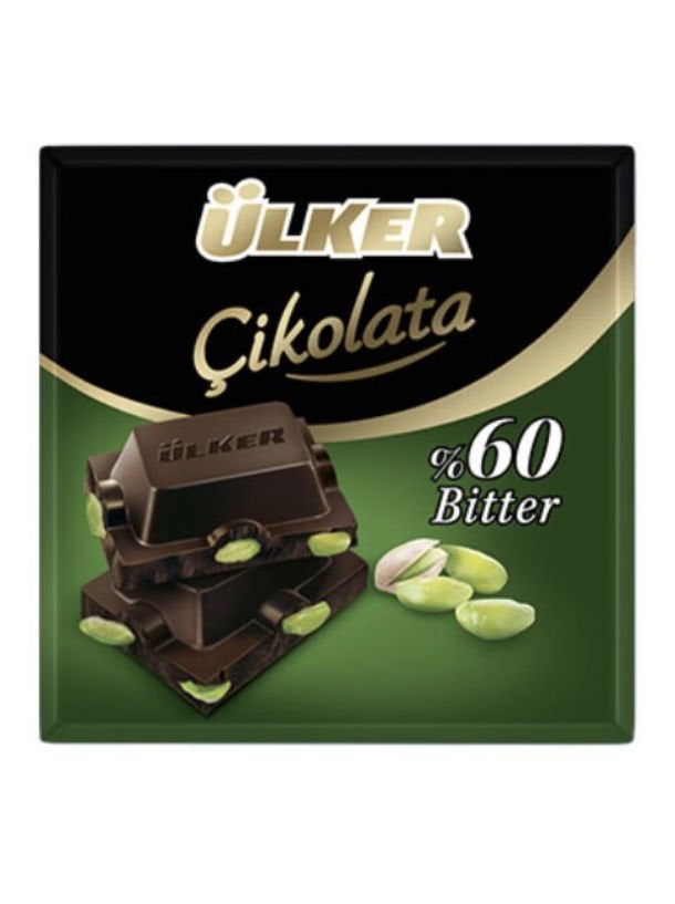 ÜLKER KARE 65 GR BİTTER % 60 ANTEP FISTIK