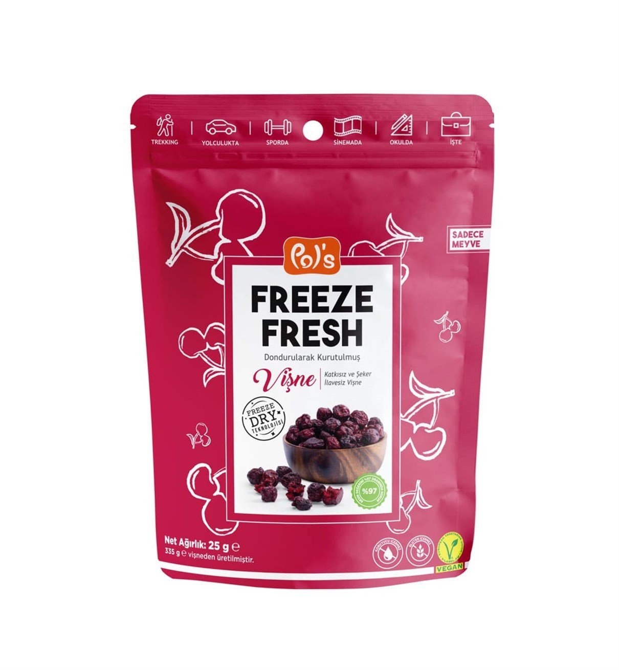 POLS FREEZE FRESH VİŞNE KURUSU 25 GR