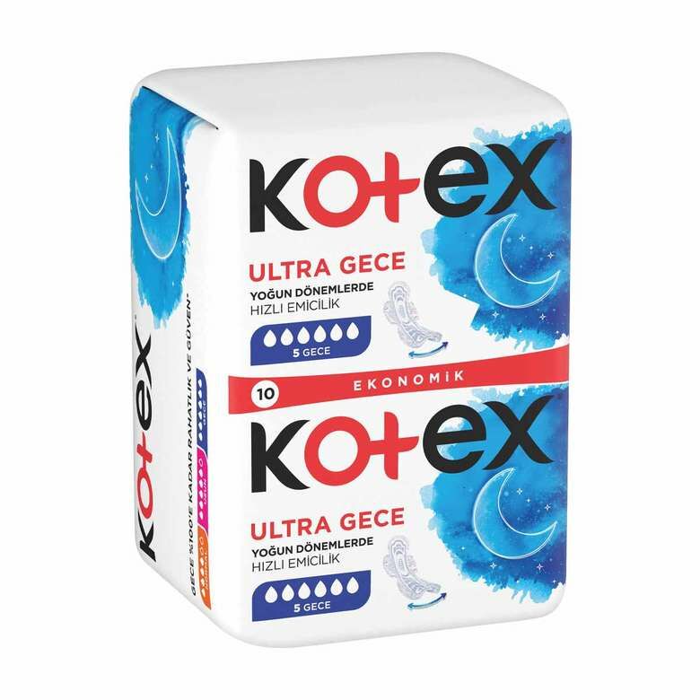KOTEX ULTRA SINGLE GECE 10 ADET