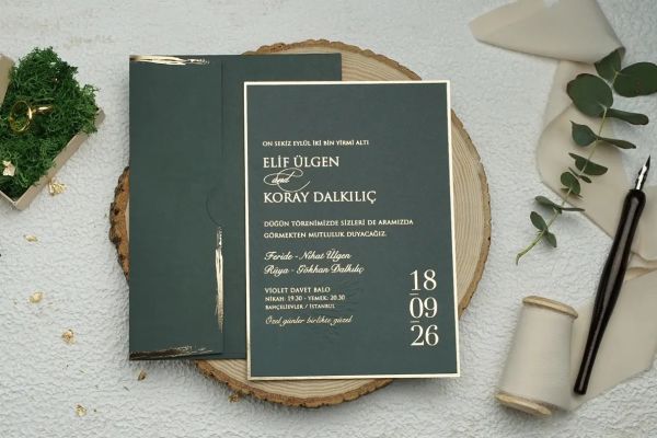 Nişan ve Düğün Davetiyesi
