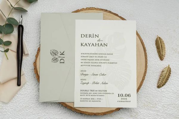 Nişan ve Düğün Davetiyesi