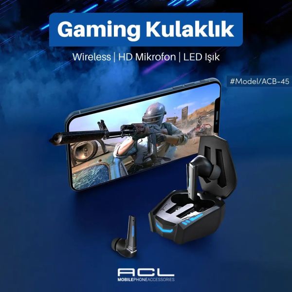 Acl Acb-45 Hd Mikrofon Tws Bluetooth Kulaklık