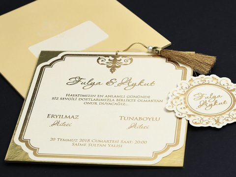 Lüks Düğün Davetiyeleri