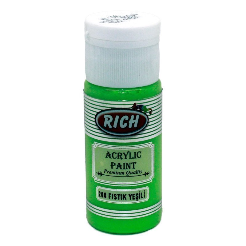 Rich Akrilik Boya 30 cc -  Fıstık Yeşili