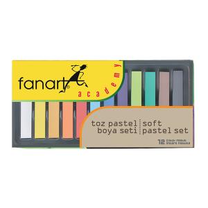 Fanart Academy Toz Pastel Seti 12 li