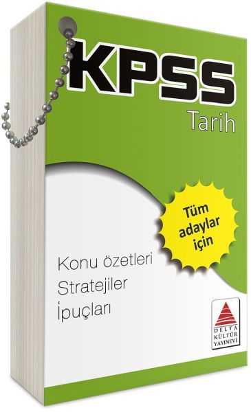 Delta Kültür Yayınevi KPSS Tarih Strateji Kartları