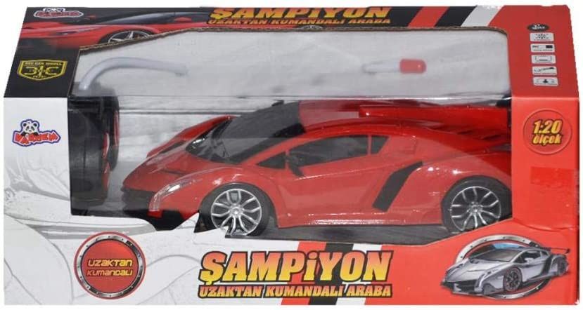 Vardem Uzak. Kum. Şarjlı Işıklı Şampiyon Araba
