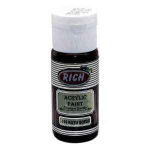 Rich Akrilik Boya 30 cc -  Koyu Bordo