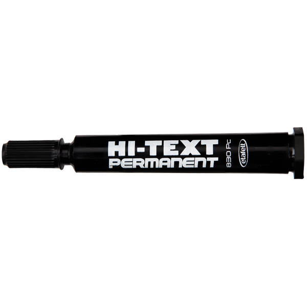 Hi-Text Markör Kesik Uçlu Siyah 830PC