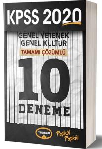 KPSS Lisans Deneme Sınavı 10'lu 2020- Yediiklim Yayınları