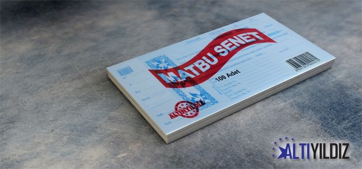 Altınyıldız Bono Senet Kağıdı 100 LÜ Blok