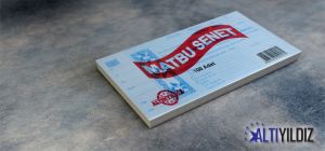 Altınyıldız Bono Senet Kağıdı 100 LÜ Blok