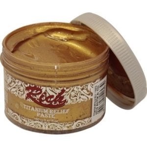 Rich Rölyef Pasta 160 CC Metalik Antik Altın