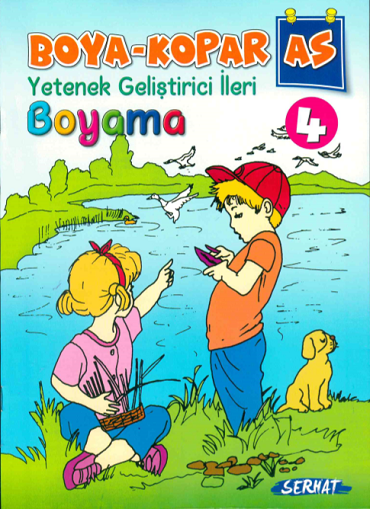 Boya Kopar -4 Boyama Kitabı